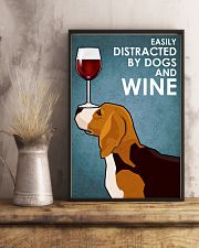 Dog Beagle And Wine 16x24 Poster lifestyle-poster-3