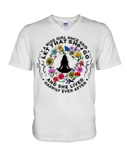 Yoga Happily Ever After V-Neck T-Shirt tile