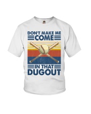 Baseball Don't Make Me Come Youth T-Shirt tile
