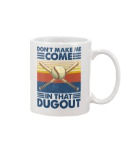 Baseball Don't Make Me Come Mug tile