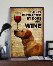 Dogs Easily Distracted By Dogs 16x24 Poster lifestyle-poster-2