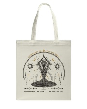 Yoga Open Heart To The Sky Above Tote Bag tile