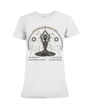 Yoga Open Heart To The Sky Above Premium Fit Ladies Tee tile