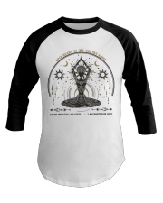 Yoga Open Heart To The Sky Above Baseball Tee tile