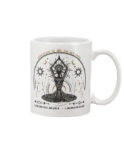 Yoga Open Heart To The Sky Above Mug tile