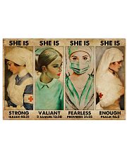 Nurse She Is Strong 36x24 Poster front