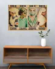 Nurse She Is Strong 36x24 Poster poster-landscape-36x24-lifestyle-21