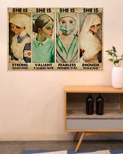 Nurse She Is Strong 36x24 Poster poster-landscape-36x24-lifestyle-22