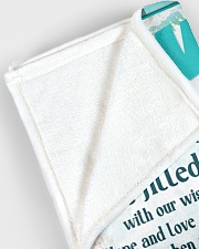 Family Nana Large Fleece Blanket - 60" x 80" aos-coral-fleece-blanket-60x80-lifestyle-front-12