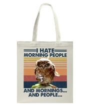 Coffee I Hate Morning People Tote Bag tile
