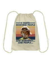 Coffee I Hate Morning People Drawstring Bag tile