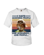 Coffee I Hate Morning People Youth T-Shirt tile