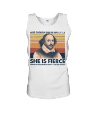 Book She Is Fierce Unisex Tank tile