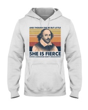 Book She Is Fierce Hooded Sweatshirt front