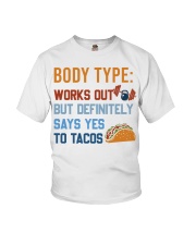 Fitness Body Type Youth T-Shirt tile