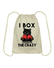 Boxing I Box To Burn Off The Crazy Drawstring Bag tile