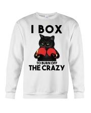 Boxing I Box To Burn Off The Crazy Crewneck Sweatshirt tile