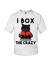 Boxing I Box To Burn Off The Crazy Youth T-Shirt tile