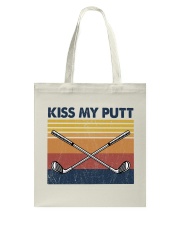 Golf Kiss My putt Tote Bag tile