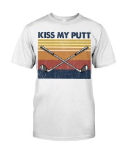 Golf Kiss My putt Premium Fit Mens Tee tile