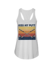 Golf Kiss My putt Ladies Flowy Tank tile