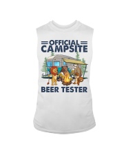 Camping Official Campsite Beer Tester Sleeveless Tee tile