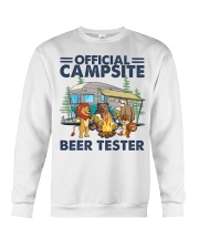 Camping Official Campsite Beer Tester Crewneck Sweatshirt tile