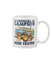 Camping Official Campsite Beer Tester Mug tile