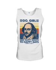 Book Go Girl Unisex Tank tile