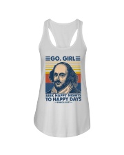 Book Go Girl Ladies Flowy Tank tile