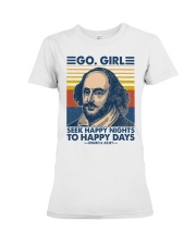 Book Go Girl Premium Fit Ladies Tee tile