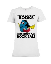 Book I Need To Stop Buying Books Premium Fit Ladies Tee tile