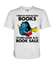 Book I Need To Stop Buying Books V-Neck T-Shirt tile