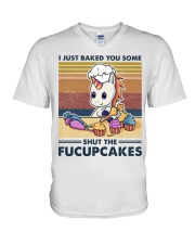 Baking I Just Baked You Some V-Neck T-Shirt tile