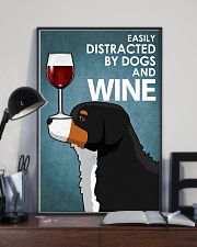 Dog Bernese Mountain And Wine 16x24 Poster lifestyle-poster-2