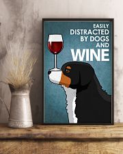 Dog Bernese Mountain And Wine 16x24 Poster lifestyle-poster-3