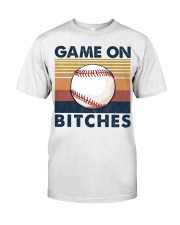 Baseball game On Premium Fit Mens Tee tile