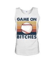 Baseball game On Unisex Tank tile