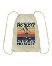 Soccer No Grass Stains No Glory Drawstring Bag tile