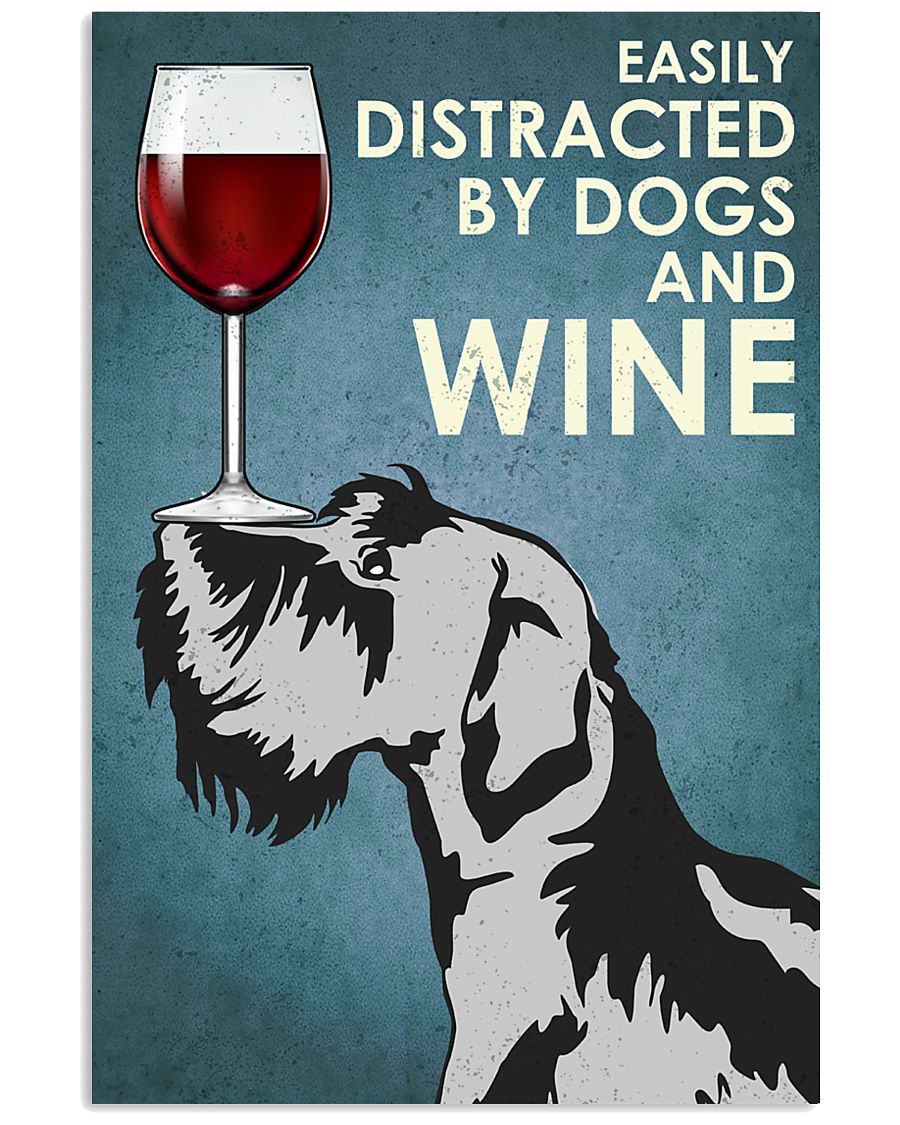 Wine And Dogs 16x24 Poster
