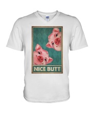 Farm Nice Butt V-Neck T-Shirt tile