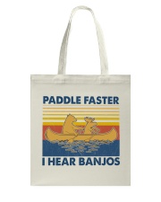 Camping Paddle Faster Tote Bag tile