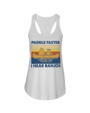 Camping Paddle Faster Ladies Flowy Tank tile
