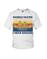 Camping Paddle Faster Youth T-Shirt tile