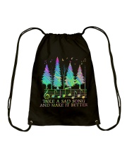 Hippie Take A Sad Song Drawstring Bag tile