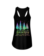 Hippie Take A Sad Song Ladies Flowy Tank tile