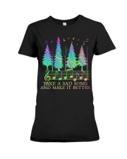 Hippie Take A Sad Song Premium Fit Ladies Tee tile