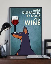 Dog Doberman And Wine 16x24 Poster lifestyle-poster-2