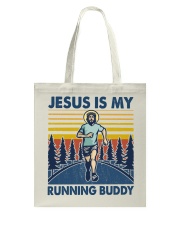 Running Jesus Is My Running Buddy Tote Bag tile