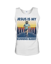 Running Jesus Is My Running Buddy Unisex Tank tile
